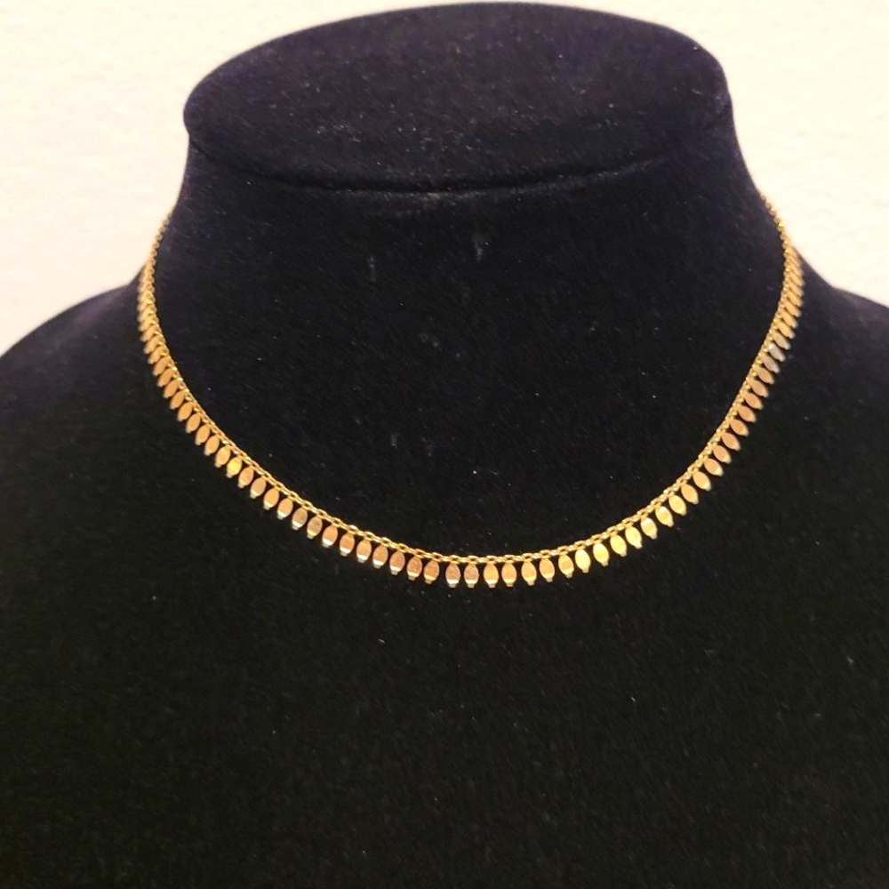 ITALY Gold-plated Sterling Silver 925 Necklace New